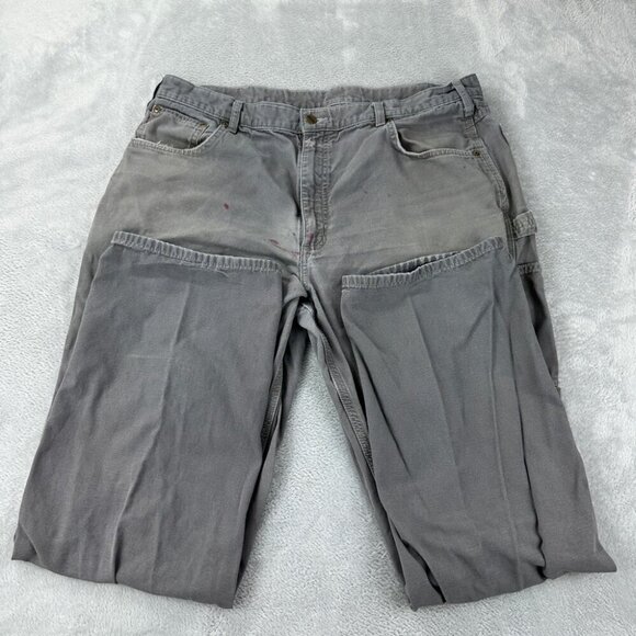 Carhartt Grey Loose Fit Denim Pants Men’s Size 40 x 34 - Picture 3 of 12